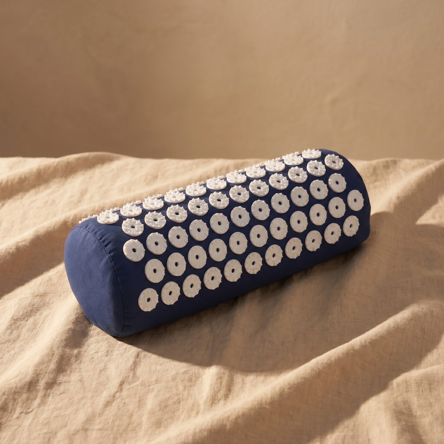 Quillaby Acupressure Pillow — Blue colour, shaped for the neck