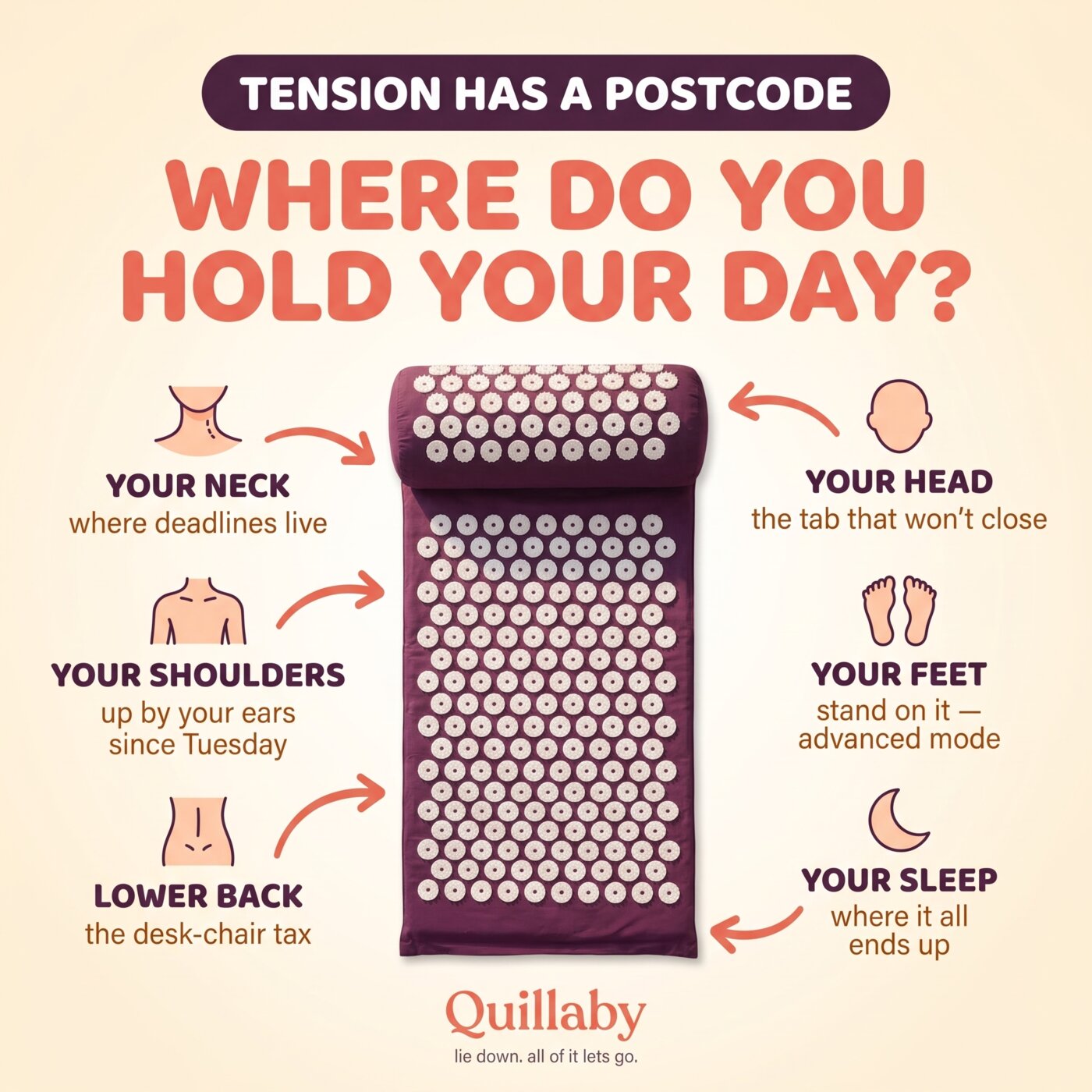 Where do you hold your day